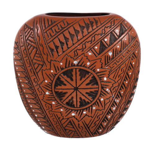 Hand Crafted Navajo Pot By Artist Shelly Watchman JX130404